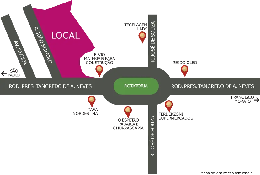 Allegrare Caieiras - Mapa